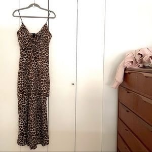 Zara Leopard Print jumpsuit